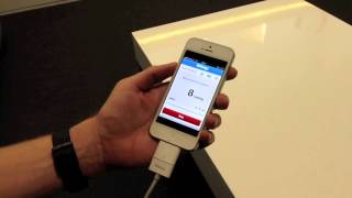 EN Blood Pressure Monitor  using it with an iPhone 5 [upl. by Romelle]