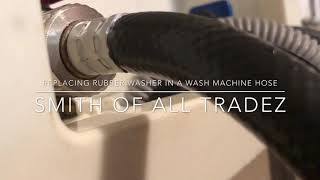 Leaking washing machine line fix [upl. by Bradstreet]