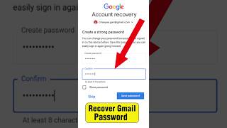 Gmail password recovery  Recover Goolge password  google account recovery  recover gmail account [upl. by Alaric]