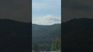 Mountian 🏞️ views from interstate 87 highway north  the Adirondack Northway newyork may2024 [upl. by Tannen]