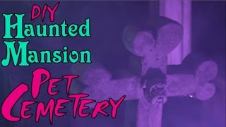 Pet Cemetery Halloween Decorations 🦴 Disneyland Haunted Mansion Graveyard [upl. by Jamaal]