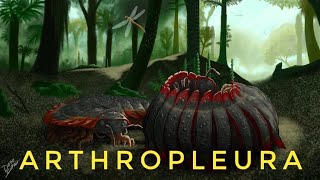 ARTHROPLEURA  le mille pattes préhistorique géant blindé [upl. by Airdnoed]