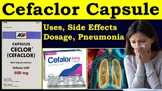 Cefaclor capsule 500 mg 250 mg  Cefaclor capsule ip 500 mg  uses side effects dose [upl. by Enined]