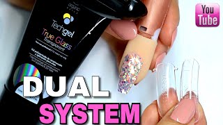 CLASE 34 DUAL SYSTEM CON POLYGEL TechGel 💅🏻 UÑAS [upl. by Bull]