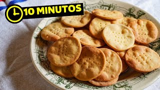 🔰 GALLETAS SALADAS sin gluten 【5 ingredientes】 [upl. by Ube553]