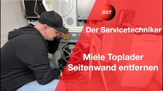 Miele Toplader Seitenwand entfernen  So geht es [upl. by Rickey]