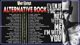 Alternative Rock Greatest Hits🔥Linkin Park Coldplay Evanescence Nickelback Green Day [upl. by Edwine229]