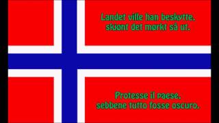 Inno nazionale della Norvegia  Norske nasjonalsangen NOIT testo [upl. by Ogden]