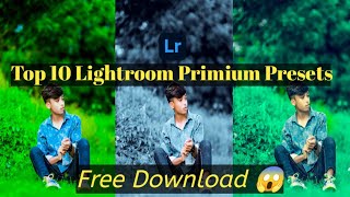 Top 10 Lightroom Primium Presets  Lightroom Primium Presets Free Download 2024 [upl. by Knowles]