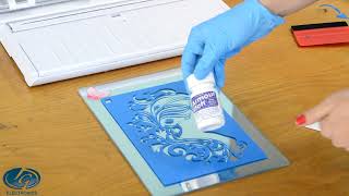 How to do Glass etching with Armour Etch and the Silhouette Cameo 5 [upl. by Gatias]