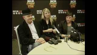 Morganville  Robert Picardo Amber Benson Ben Easter Exclusive Press Interview Oct 2014 [upl. by Lemahs374]