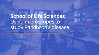 Using microscopes to study Parkinsons disease audio described [upl. by Ymor]