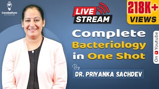 Complete Bacteriology in One Shot by Dr Priyanka Sachdev  Cerebellum Academy [upl. by Surtimed812]