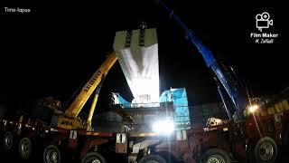 Launching Precast crosshead s2p32 [upl. by Euqenimod]