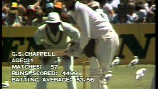 Classic fast bowling  Andy Roberts Adelaide 1980 [upl. by Oringas]