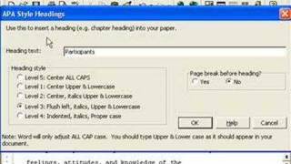APA headings using the APA format template [upl. by Enitram761]