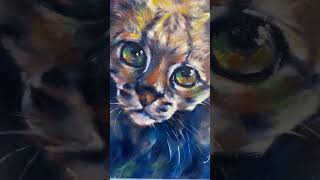 painting bigcats margay wildlife [upl. by Felic258]