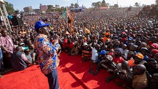 LIVE Raila Odingas MASSIVE RALLY in Busia Town Busia County [upl. by Topping88]