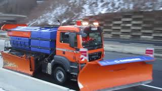 Winterdienst LKW B6  ABM BruckMur ASFINAG [upl. by Shetrit665]