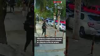 Uma gangue tenta assumir o controle da localização de outra gangue no Rio de Janeiro حرب العصابات [upl. by Rowley237]