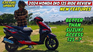 All New 2024 Honda Dio 125 Hsmart Ride Review  Better than Suzuki Access 125 [upl. by Logan]