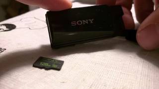 Sony MW1 FM MP3  128GB amp 64GB FAT32 cards [upl. by Akcir]