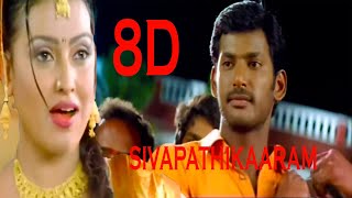 Mannarkudi Kalakalakka \ 8D Tamil Song \ Sivapathigaram Movie \ Vishal \ Vidyasagar [upl. by Aizirk]