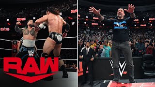 CM Punk costs Drew McIntyre big as Jey becomes No 1 Contender to Damian Priest Raw April 8 2024 [upl. by Akimrehs450]