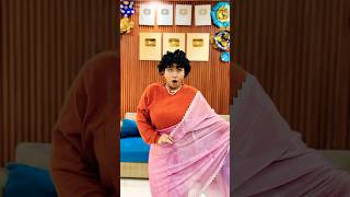 Golu Bana Papa Ki Pari 😂 Pink Wali Saree Part 3 shorts comedy aslimonaofficial [upl. by Nnalyrehc]