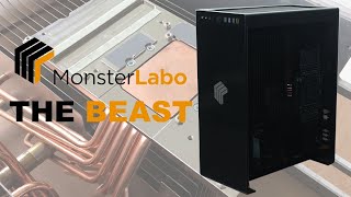 Cowcot TV Découverte boitier MONSTERLABO THE BEAST  ATX et 100  passif [upl. by Suk]