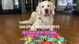 How To Make A Snuffle Mat For Your Pets  Tutorial [upl. by Norry]