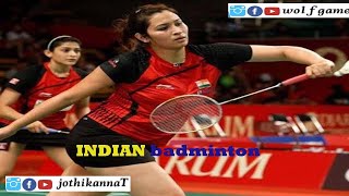 badminton doubles 2325 jkampsr vs wl ampsvindiansports badmintontrickshot badmintonmatch wolfgame [upl. by Eelatsyrc]