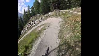 Sunnegga Zermatt full ride flow bike trail [upl. by Alec]