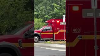 M403 Transporting I Fairfax City Fire Department firedepartment [upl. by Genovera]