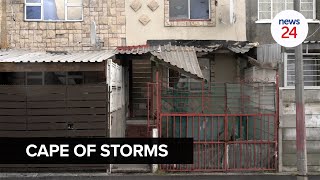 WATCH  Three people injured properties damaged as strong winds lash parts of Cape Town [upl. by Ityak]