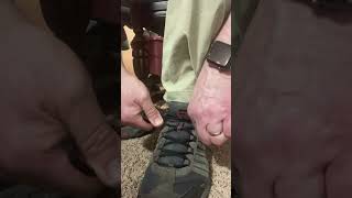 The Best Way to Tie Your Hiking Boots [upl. by Nidia]