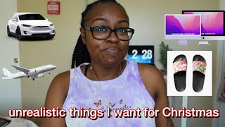 unrealistic things I want for Christmas vlogmas [upl. by Leach]