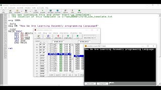 How to Print String in Assembly Language 8086 [upl. by Eibrik]