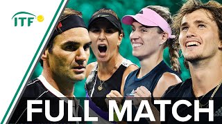 ZverevKerber v FedererBencic  Germany v Switzerland  Full Match  Hopman Cup Final 2019  ITF [upl. by Nnaed]