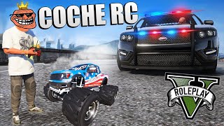 GTA 5 RP  Policías Intentan Atraparme Por Robar Bancos Con Un Coche RC [upl. by Dang787]