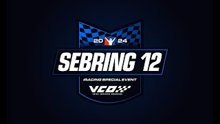 iRacing  Sebring 12hrs  Team Reflex Sim Racing 196 LMP2 Part2 [upl. by Artina]