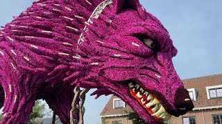 Corso Zundert 2024 Flower Parade Float Arrival  Fenrir by Buurtschap Achtmaal [upl. by Niassuh]