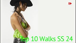 ADELE ALDIGHIERI Top 10 Walks SS 2024  4K [upl. by Primalia640]