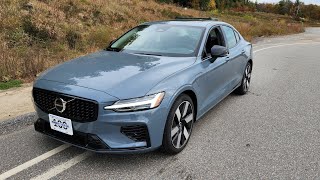 2024 Volvo S60 T8 Recharge AWD Plus Dark Theme POV Test DriveReview [upl. by Sagerman]