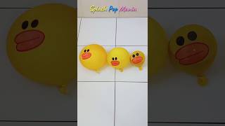 Yellow Emoji Water Balloon Popping Reverse Video ASMR [upl. by Scopp]