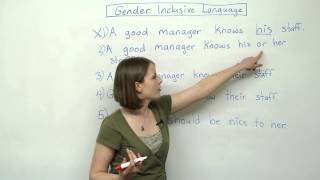 Genderinclusive Language  How to avoid sexism [upl. by Ninnette]