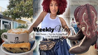 Youtube Holiday House New Designer Finds Thrifting amp Thrift Haul UNIQUE Thrift Finds S24 Ep 33 [upl. by Dulla]