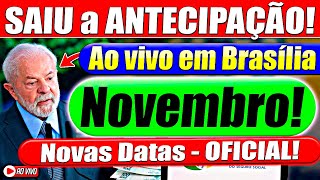 INSS Antecipa NOVEMBRO Confira o Calendário e Solicite HOJE [upl. by Aver598]