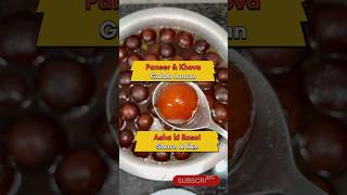 Gulab Jamun with Paneer and khova indiancuisine paneer khova gulabjamun indianfood trending [upl. by Junko]