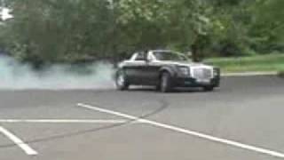 Drifting Rolls Royce Drophead 2009 [upl. by Aicilegna142]